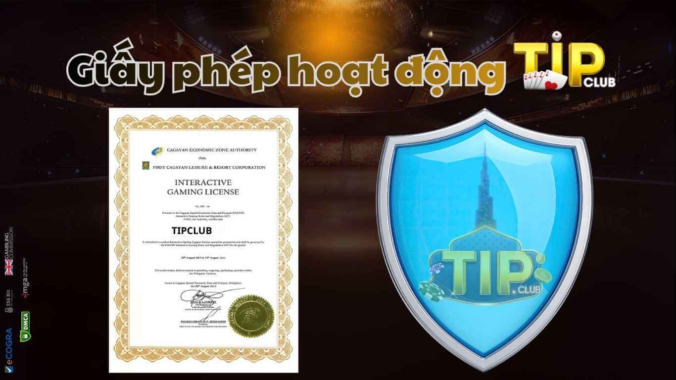 Giấy phép hoạt động - Công nghệ bảo mật tiên tiến